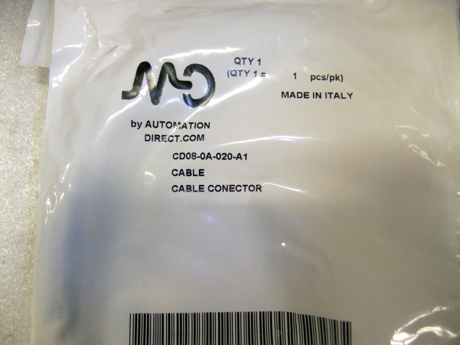 Lot of 4 Automation Direct CD12-0B-020-A0 CD08-0A-020-A1 Cable Connector