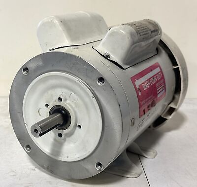 GE 5KC49UN0249A 115/230 V 1725 RPM 1 HP 1 PH 56C Frame TENV Washdown Duty Motor