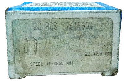 Dayco 761FS04 1/4 1/2-20 0.594 0.625 Hi-Seal Nut for Compressed Air Line Tubing