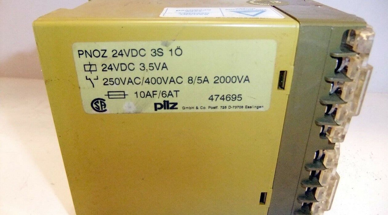 Pilz Relay PNOZ-24VDC-3S/1O