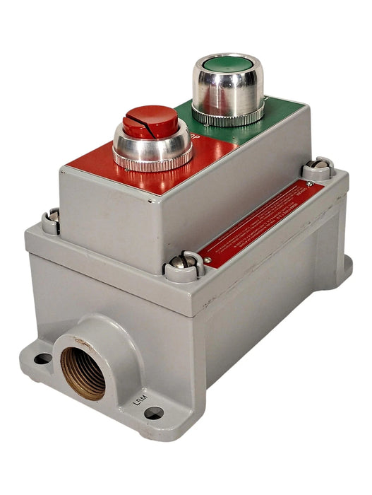 Allen-Bradley 800H-2HA7P Hazardous Location Pushbutton Station w/ 2 Pushbuttons