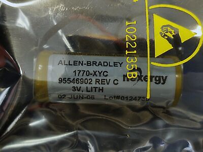 Allen-Bradley 1770-XYC Rev C Lithium Battery for PLC's