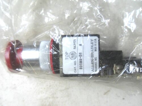 Allen-Bradley 800MR-D6BK PUSHBUTTON 300VAC MAX 10 A MAX