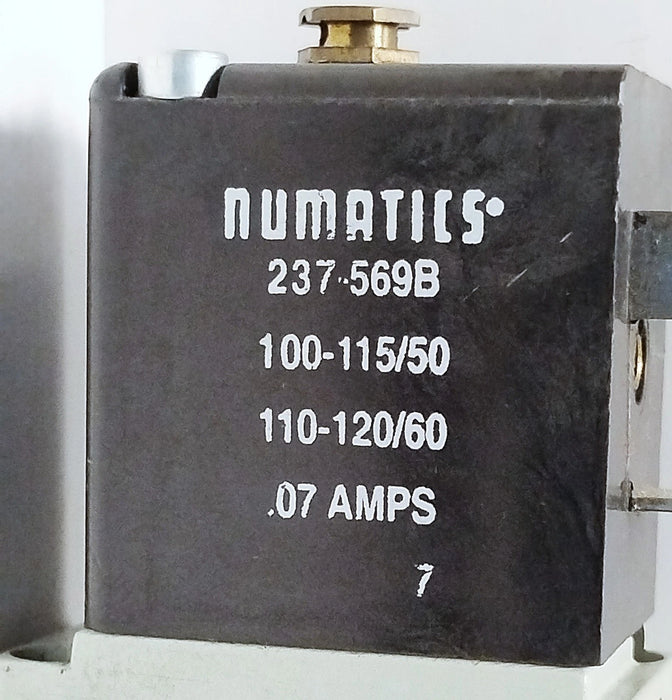 Numatics L12BA452O000030 145 psi Pneumatic Solenoid Valve w/ 100-120 V AC Coil