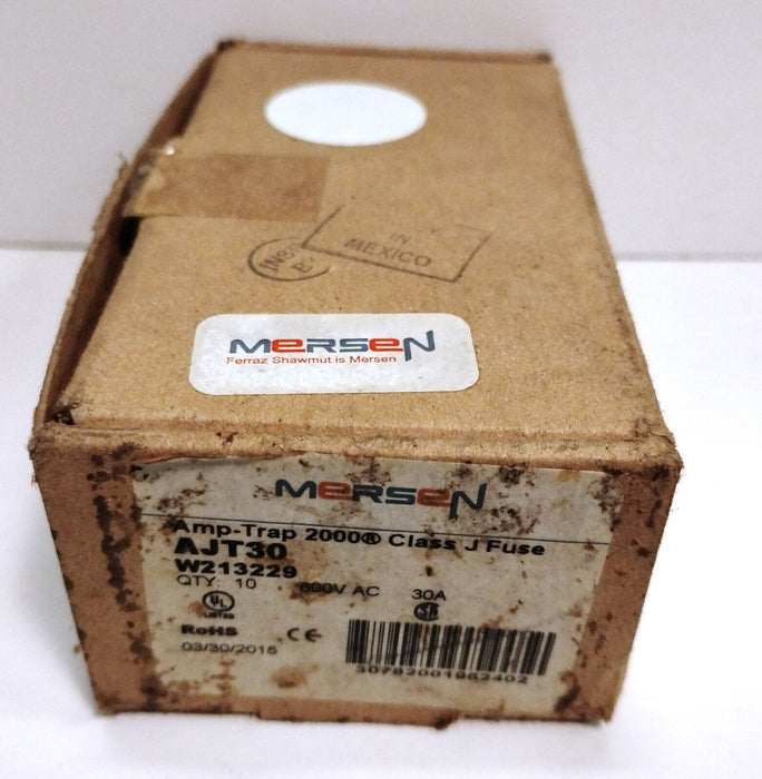 Mersen AJT30 Smart Spot 600 V AC 30 A Current-Limiting Time-Delay Fuses