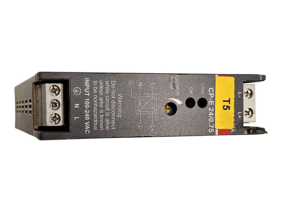 ABB 1SVR427030R0000 CP-E-24/0.75 PLC Power Supply w/ 24-28 V DC Output