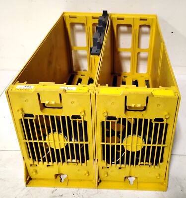 Fanuc A05B-2400-C061 4-Slot PLC Rack w/ Fans