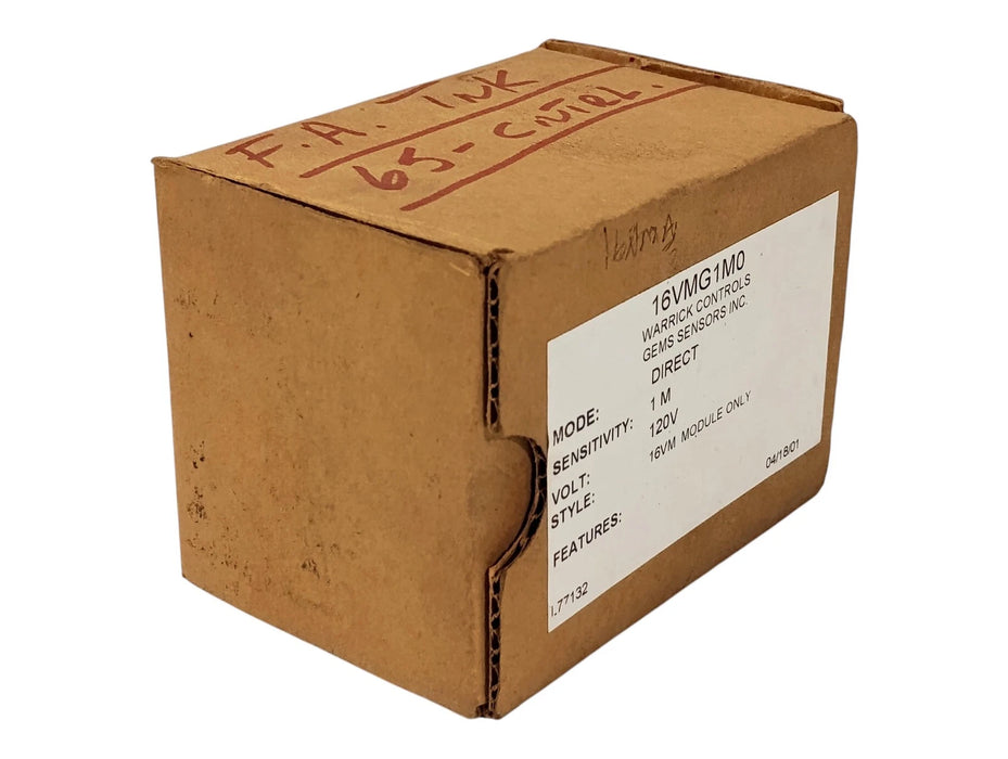 Warrick Controls 16VMG1M0 120 V 0-1M Ohm Adjustable Liquid Level Controller