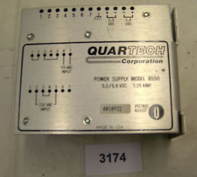 Quartech Power Supply 8550 5.0/5.8 VDC 1.25 A