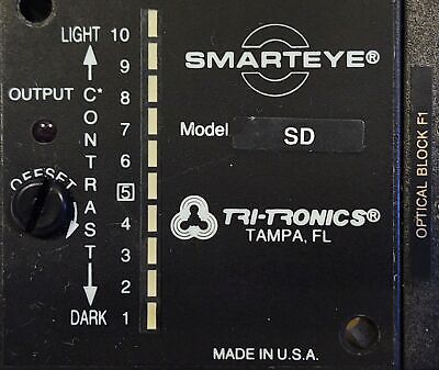 Tri-Tronics SD SMARTEYE Fiber Optic Photoelectric Sensor