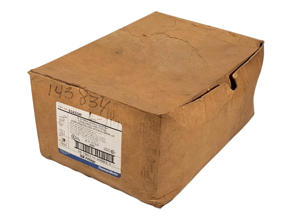 Thomas Betts 5342GR 1/2 in 45 Degree Liquidtight Insulated Connector w/ Ground