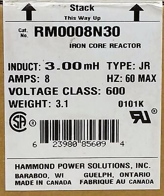 Hammond RM0008N30 Variable Frequency Drive Surge Suppressor