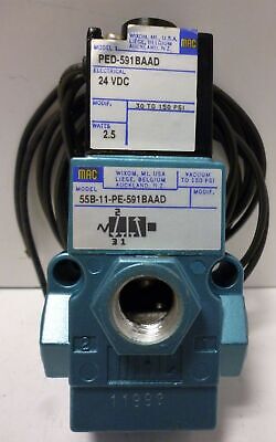MAC Valves 55B-11-PE-591BAAD Solenoid Valve