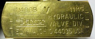 Parker N400B-V Hydraulic Flow Control Valve