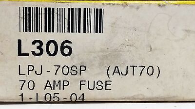 Bussmann LPJ-70SP LOW-PEAK 70 A Class J Time-Delay Current-Limiting Fuse