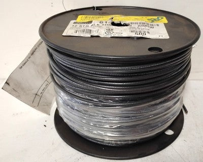 Nexans 614883 12 AWG BLACK 12 STR BLK THHN/THWN-2/MTW 500 FT SPOOL