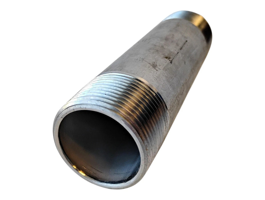 Merit Brass 6020-550 1-1/4" x 5-1/2" L MNPT 316 SS Welded Pipe Nipple