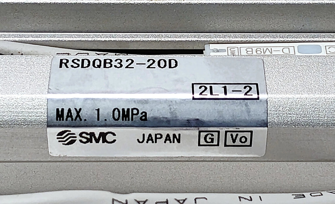 SMC RSDQB32-20DZ-M9BSAPC Compact Cylinder w/ M9B Auto Switch