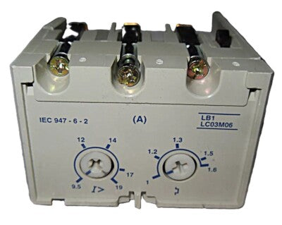 Telemecanique LB1-LC03M06 660 V Ac Starter w/ Adjustable Current