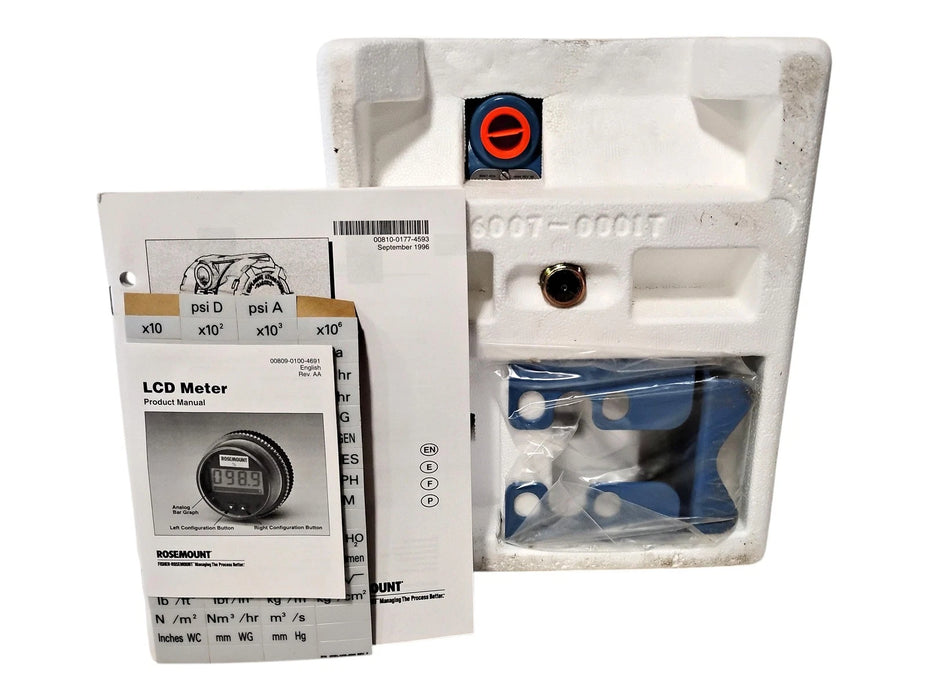 Emerson Rosemount 1151GP9S52B1M7DF 0-3000 PSI Smart Pressure Transmitter