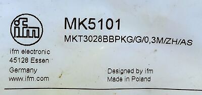 Efector MKT3028BBPKG/G/0,3M/ZH/AS MK5101 10-30VDC Cylinder Position Sensor