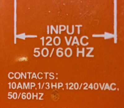 NCC T1F-60-441S 120/240 VAC 10 A Solid State Time-Delay Relay w/ .6-60 Sec Range