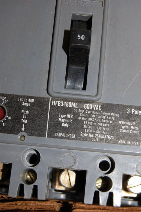 Westinghouse HFB3480ML Circuit Breaker