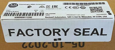 Allen-Bradley 1756-L81ES GuardLogix 5580 Ser B FW 1.057 PLC Safety Controller