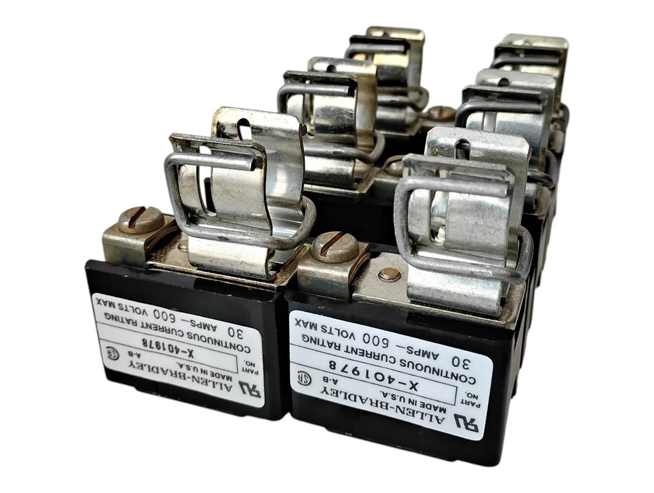 Allen-Bradley 1491-N126 X-401978 600 V 30 A 3-Pole Fuse Block Pair