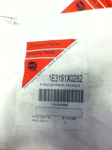 LOT OF 4 Fisher 1E3191X0282 PACKING RINGS
