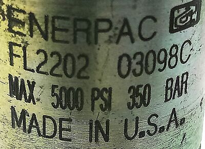 Enerpac FL2202 50000 psi Hydraulic Inline Filter