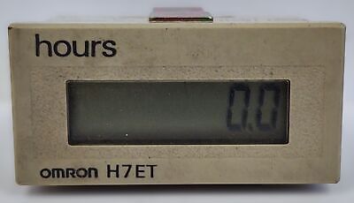 Omron H7ET-BV Digital Hour Meter with 7 Digit LCD Display