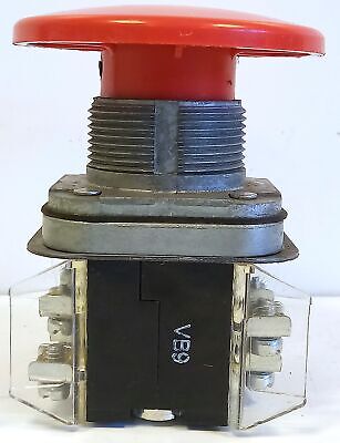 Allen-Bradley 800T-D6JB Red Jumbo Mushroom Head Momentary Pushbutton