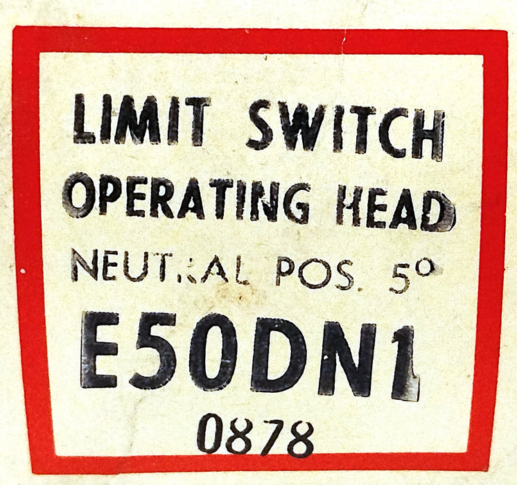 Cutler-Hammer E50DN1 Rotary Gear Limit Switch Operating Head Only