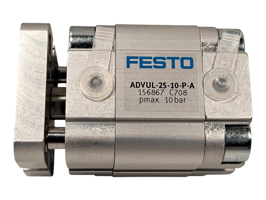 Festo ADVUL-25-10-P-A 145 psi Double-Acting Pneumatic Cylinder w/ 10 mm Stroke