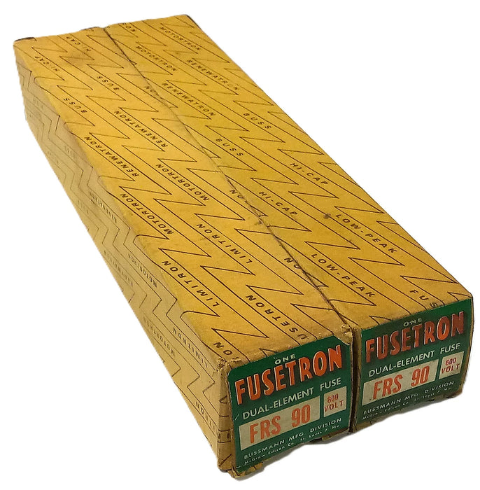 Bussmann FRS-90 Fusetron 600 V AC 90 A Class K5 Time-Delay Fuse