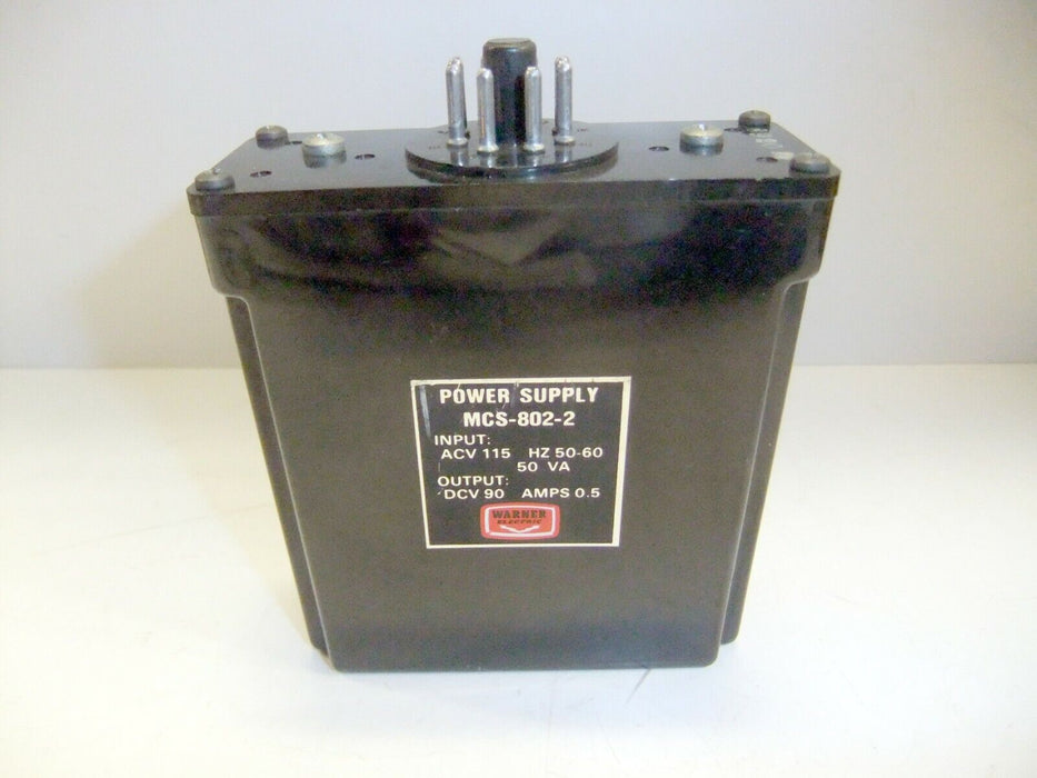 Warner Electric MCS-802-2 Clutch Brake Power Supply