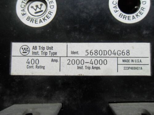 WESTINGHOUSE 5680D04G68 TIME LIMIT TRIP UNIT