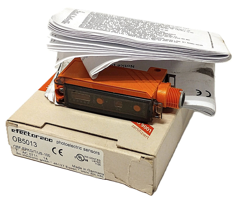 Efector OBF-FPKG/T/US-100 OB5013 10-36 V DC Fiber Optic Amplifier