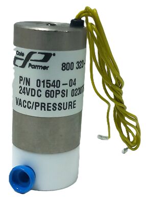 Cole Parmer 01540-04 24 V DC VAC-60 psi Solenoid Valve