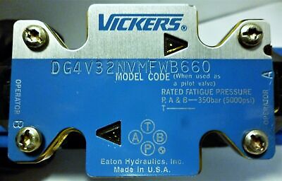 Vickers DG4V32NVMFWB660 Solenoid Actuated Directional Control Valve