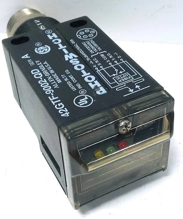 Allen-Bradley 42GTF-9002-QD 70-264 V AC/DC Photoelectric Proximity Sensor