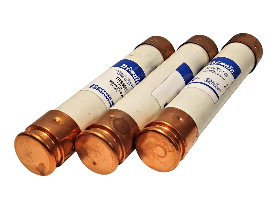 Ferraz Shawmut TRS50R 600VAC/300VDC 50 A Current-Limiting Time-Delay Fuses