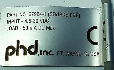 PHD 67924-1 4.5-30 V DC Solid State Proximity Sensor