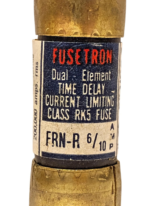 Bussmann FRN-R-6/10 250VAC/125VDC 0.6 A Current-Limiting Time-Delay Fuses