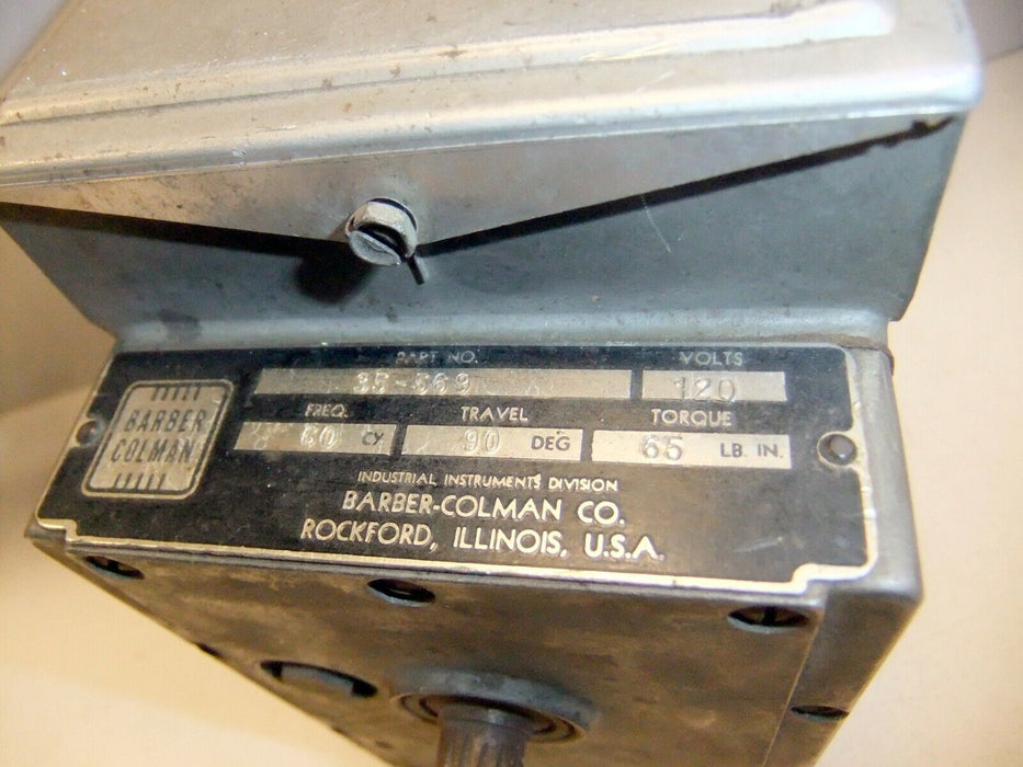 Barber Colman Actuator 35-569