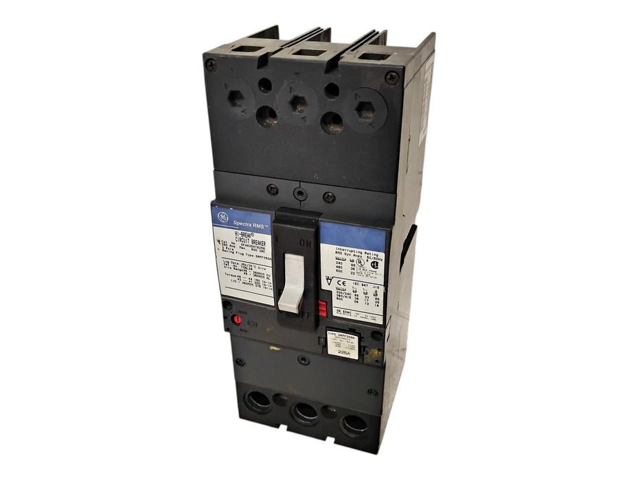 GE SFHA36AT0250 250 A Spectra RMS HI-BREAK Circuit Breaker w/ SRPF250A225 Trip