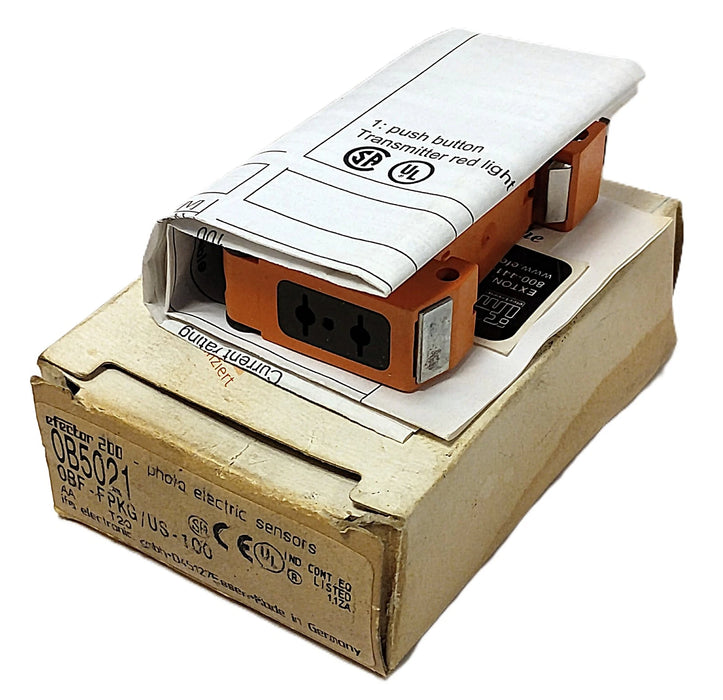 Efector OBF-FPKG/US-100 OBG5021 10-30 V DC Fiber Optic Amplifier