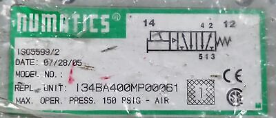 Numatics I34BA400MP00061 Solenoid Valve