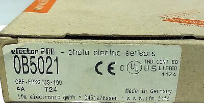 Efector OBF-FPKG/US-100 OB5021 10-30 V DC Fiber Optic Amplifier